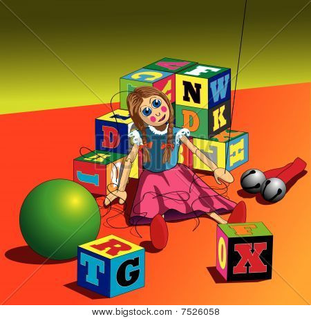 Gebrochene Marionette