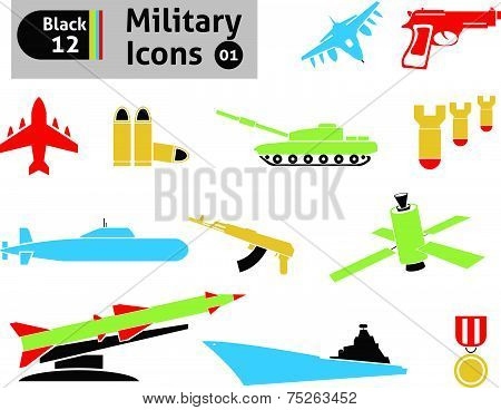 Military icons