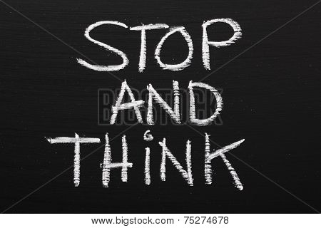 Stop and Think