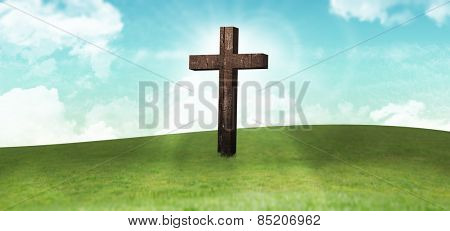 Cross against sky