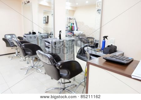Iinterior of a beauty salon