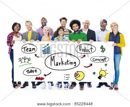 Marketing Strategy Team Business Commercial Advertising Concept