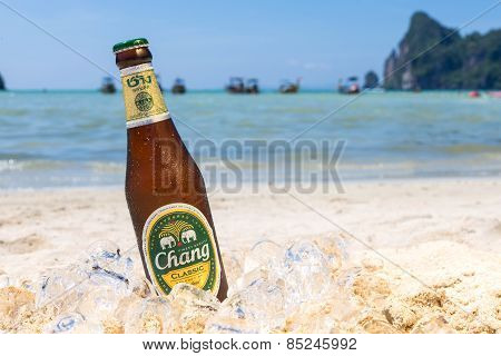 Chang Beer On The Beach