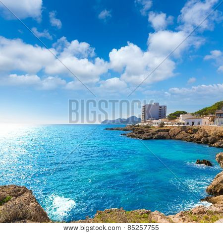 Majorca Cala Ratjada beach Rajada in Capdepera Mallorca