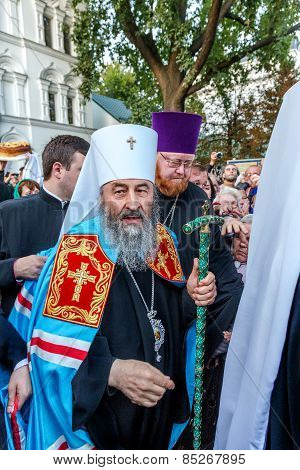 Odessa, Ukraine - September 29: First Visit Of The Rector Of The Ukrainian Orthodox Church Onufry, M