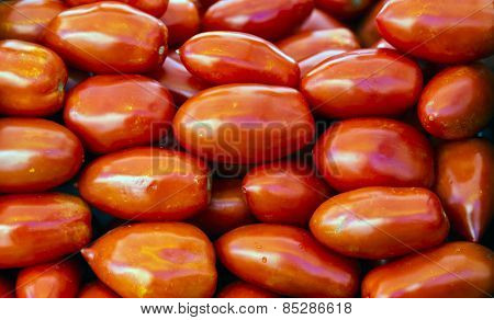 Closeup Of Delicious Tomatoes