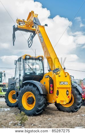 Agriculture wheel loader. Tyumen. Russia
