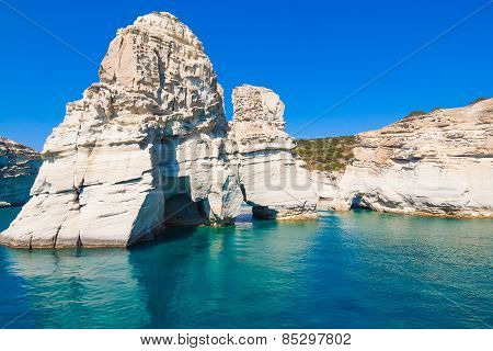 Kleftiko Cliffs, Milos Island, Cyclades, Greece