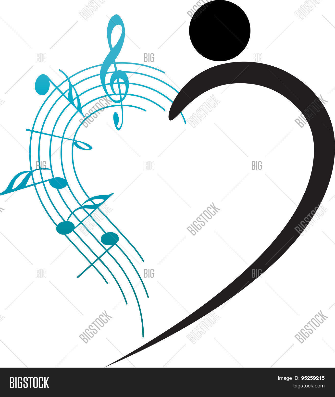 Dancer Music Note Vector & Photo (Free Trial) | Bigstock