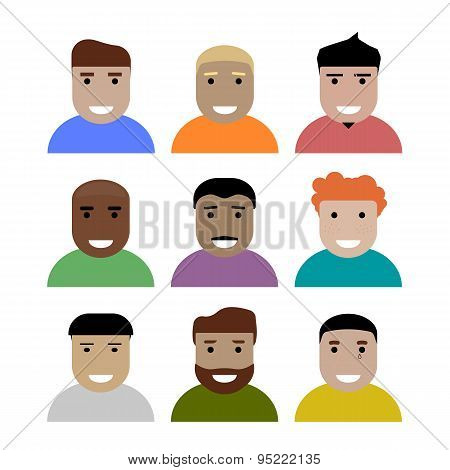 Simple flat faces