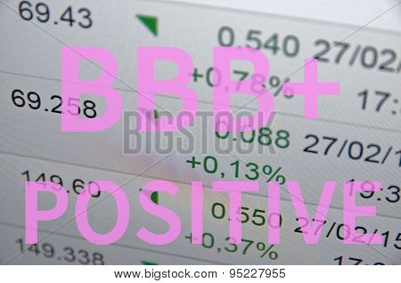 BBB+ positive