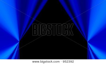 Blaue drapierung Hintergrund