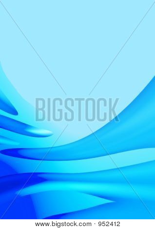 Blaue Gell Wellen
