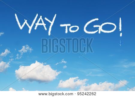 Way To Go! Written In The Sky