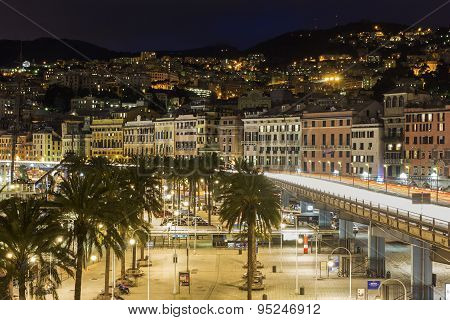 Genoa By Night, Italy