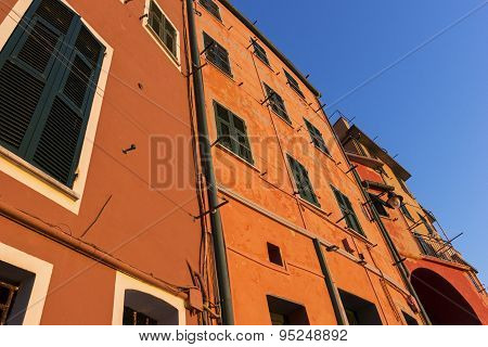 Colorful Building In Riomaggiore In Italy