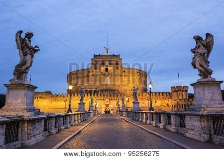 Castel Sant'angelo In Rome, Italy