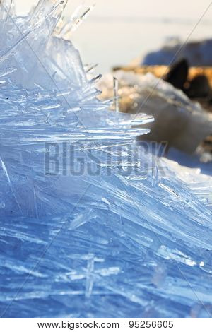 melting spring ice, Taimyr, Russia