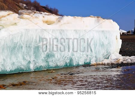 melting spring ice, Taimyr, Russia