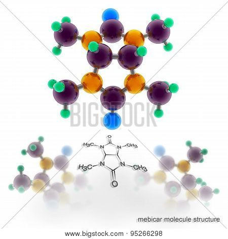 Mebicar Molecule Structure