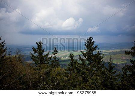 Phenomenon of nature - Stolowe ( Table ) Mountains - rock formations in National Park - Poland near