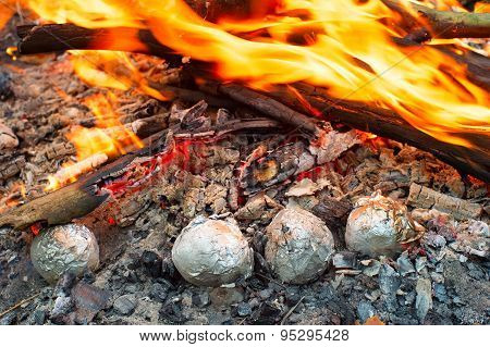 Potatoes In The Fire