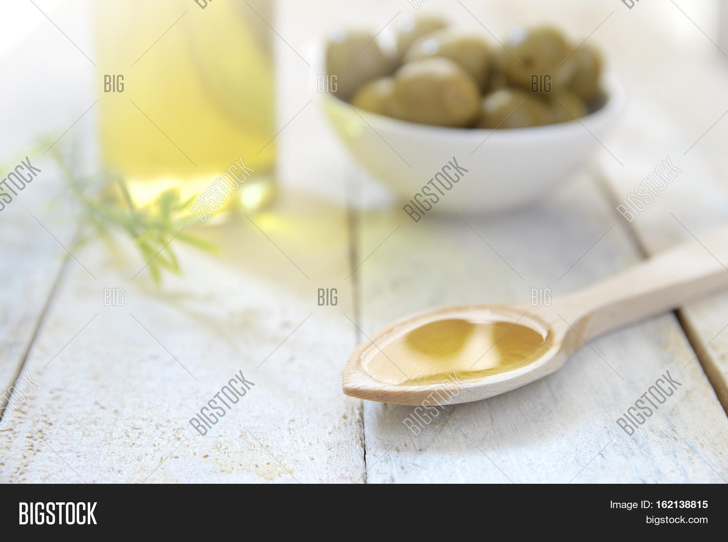 Spoon Olive Oil Next Image & Photo (Free Trial) Bigstock