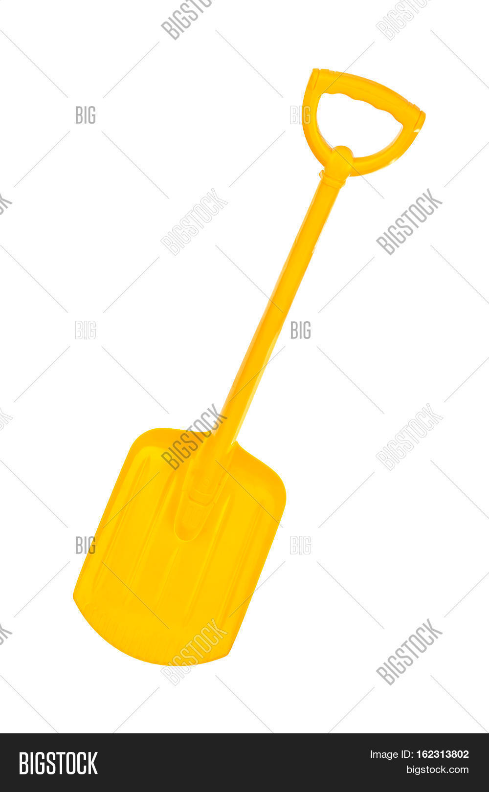 Yellow Shovel Isolated Image & Photo (Free Trial) Bigstock