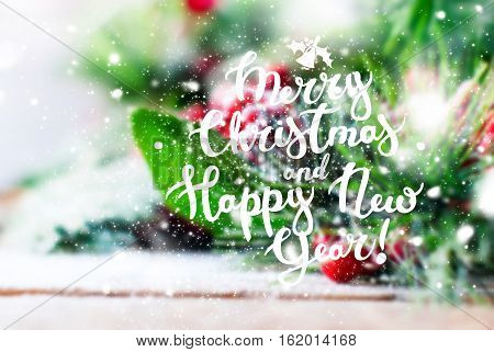 Congatulation Christmas Happy New Year Background