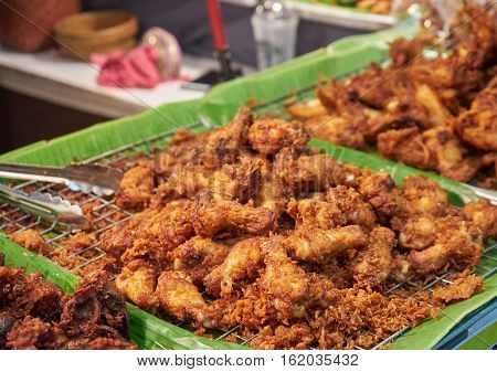 this image is Fried Chicken in thailand