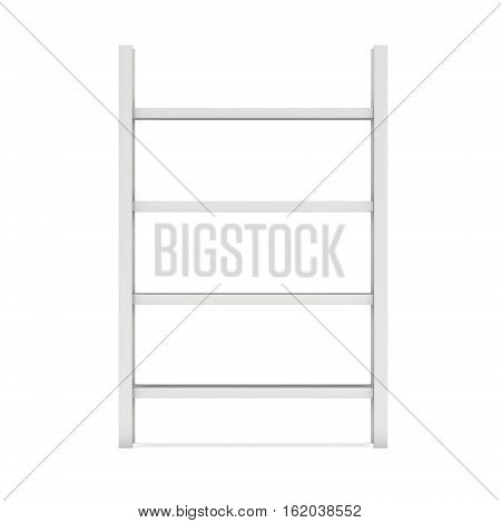Storage stack. 3D render isolated on white. Platform or Stand Illustration. Template for Object Presentation.