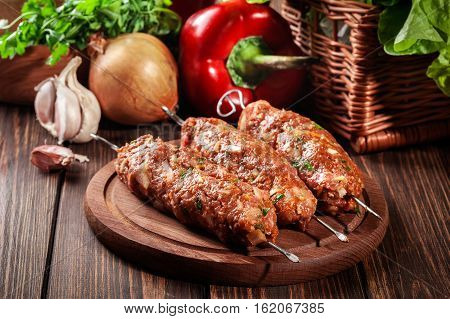 Raw Traditional Sish Kebab
