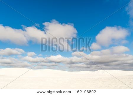 View of Lancelin Sand Dunes in Western Australia. This place for Surfing in Sand. Famous of Families enjoying. Landscape View .
