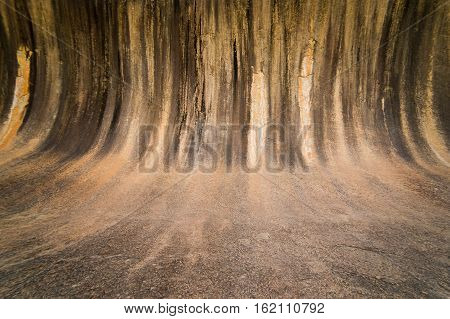 Awesome look of Wave Rock Hyden Western Australia