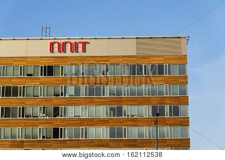 Prague, Czech Republic - December 16: Nnit International It Service Provider Company Logo On Czech H