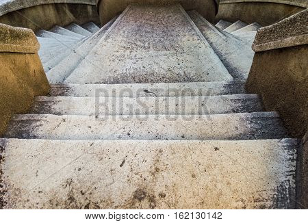 Top View Of Camondo Staircase In Beyoglu District Of Istanbul