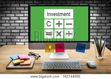 Calculation Business Investment Accounting Banking Budget Calculator ,  Pressing Calculator Buttons