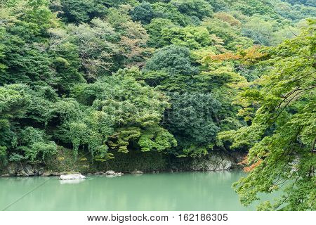 Lake in Arashiyama