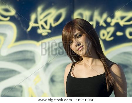 Attraktiv ung modell