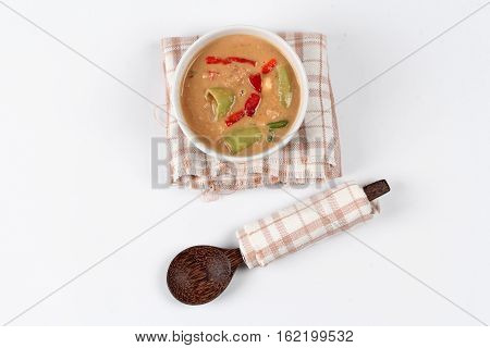 Coconut Milk And Fermented Soy Bean Sauce ,toa Jiaw Loan.