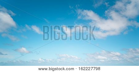 Beautiful cloud haning high on blue sky