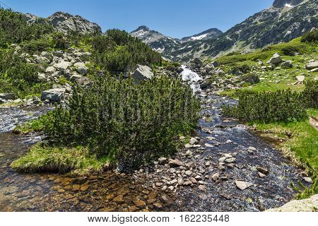 Amazing Landscape with River near Sivrya peak, Pirin Mountain, Bulgaria