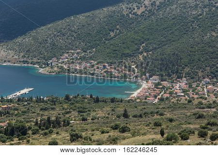 Panorama of Agia Effimia town, Kefalonia, Ionian islands, Greece