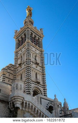 Basilica Notre Dame De La Garde In Marseille