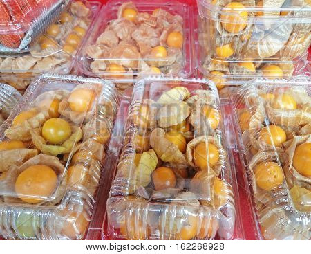 Cape Gooseberry (Physalis peruviana) in package for sale