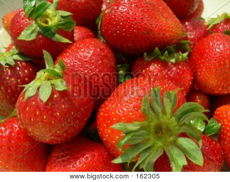 Erdbeeren in collander