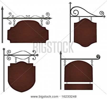 Fából készült jelek beállítása
