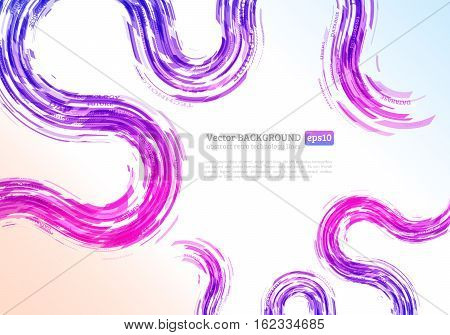 Abstract retro technology lines. Information transfer. Stream of information. Data transfer. Abstract techno background. Stock vector. eps 10