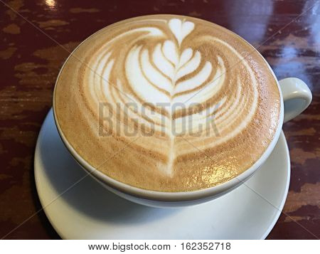 Fabulous and delicious coffee and milk  cup