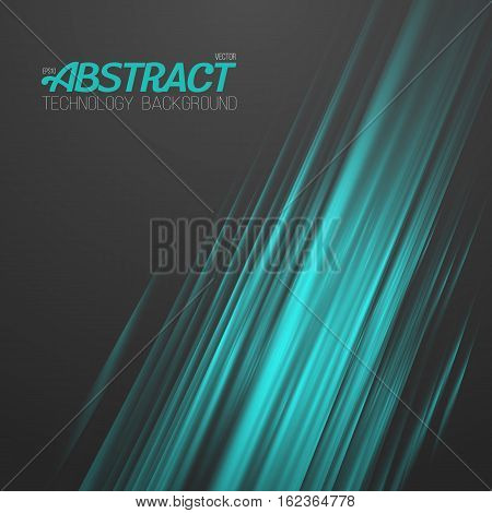 Illustration of Digital Glith Futuristic Effect. Abstract Vector Glowing Neon Party Background. Motion Energy Magic Light